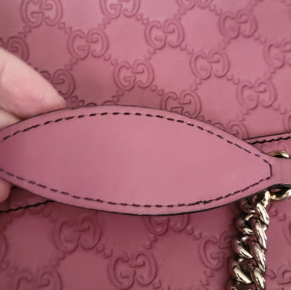 FIRM NO OFFERS SALE ONLY NO TRADE Gucci Pink Tassel Emily Medium Size - Picture 11 of 12